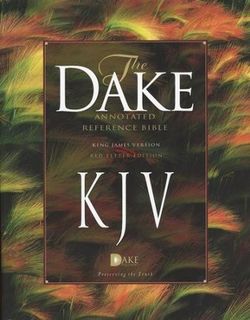 Dake Annotated Reference Bible KJV (large note), Hard Cover