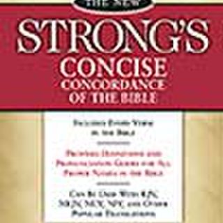 KJV New Strong's Concise Concordance of the Bible, Paperback