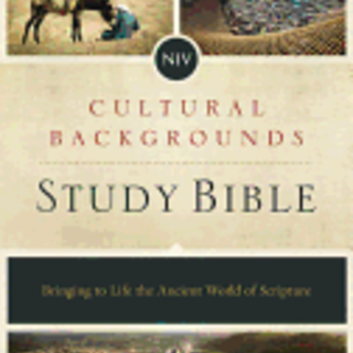 NIV Cultural Backgrounds Study Bible: Bringing to Life the Ancient World of Scripture