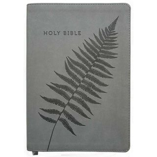 NLT Bible Grey Fern Flexitone