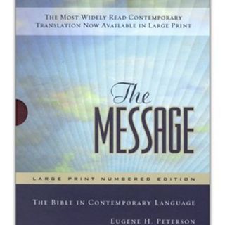 Message Bible-MS-Large Print Numbered