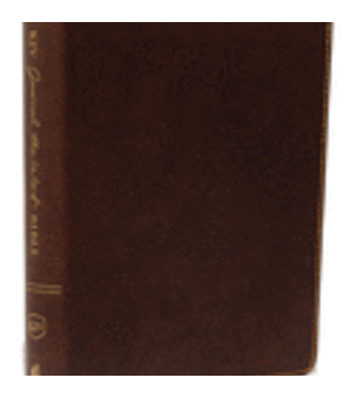 KJV Journal the Word Bible, Bonded Leather, Brown, Red Letter Edition, Comfort Print: Reflect, Journal, or Create Art Next to Your Favorite Verses