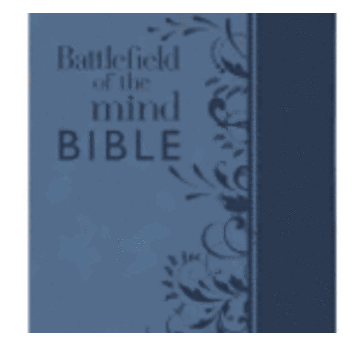 Amplified Bible: Battlefield of the Mind Bible, Blue Leatherlux