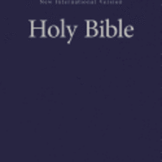NIV Pew and Worship Bible, Large Print, Hardcover, Blue