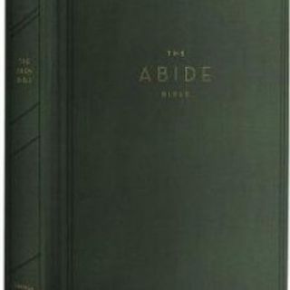 NKJV Abide Bible, Cloth Over Board, Green, Red Letter Edition, Comfort Print: Holy Bible, New King James Version
