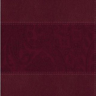 NIV Study Bible, Fully Revised Edition, Large Print, Leathersoft, Burgundy, Red Letter, Thumb Indexed, Comfort Print