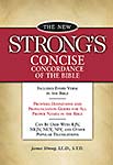 KJV New Strong's Concise Concordance of the Bible, Paperback