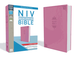 NIV, Value Thinline Bible, Large Print, Imitation Leather, Pink (Special)