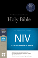 NIV, Pew and Worship Bible, Hardcover, Black (Special)