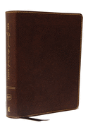 KJV Journal the Word Bible, Bonded Leather, Brown, Red Letter Edition, Comfort Print: Reflect, Journal, or Create Art Next to Your Favorite Verses