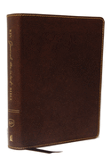 KJV Journal the Word Bible, Bonded Leather, Brown, Red Letter Edition, Comfort Print: Reflect, Journal, or Create Art Next to Your Favorite Verses