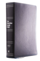NKJV Wiersbe Study Bible, Leathersoft, Black, Comfort Print