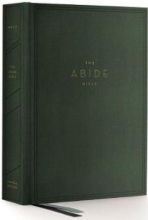 NKJV Abide Bible, Cloth Over Board, Green, Red Letter Edition, Comfort Print: Holy Bible, New King James Version