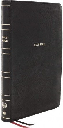 Nkjv, Thinline Bible, Large Print, Leathersoft, Black, Comfort Print: Holy Bible, New King James Version