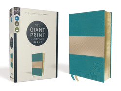 NIV Giant Print Compact Bible, Leathersoft, Teal, Red Letter Edition, Comfort Print