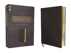 NASB Thompson Chain-Reference Bible, Bonded Leather, Black, Red Letter, 1977 Text