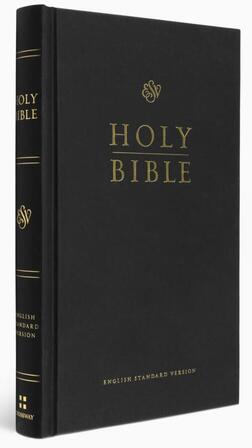 ESV Church Bible Hardcover, Black