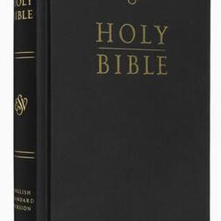 ESV Church Bible Hardcover, Black